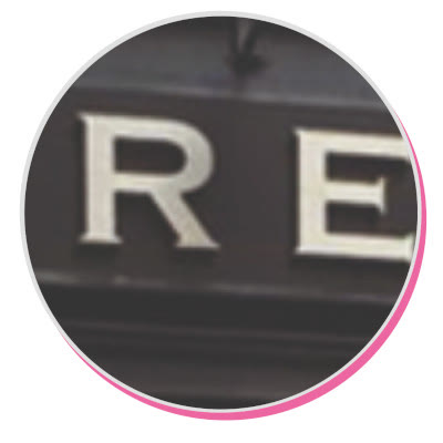 Lettres acier (argent, or brossé ou miroir)